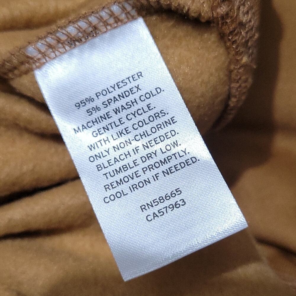 Abound Mock Neck Fleece Pullover Sweater in Tan Dale NEW Women's XL - Picture 5 of 7